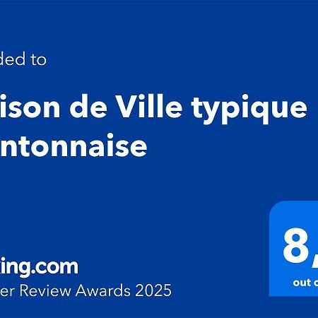 Maison De Ville Typique Mentonnaise Εξωτερικό φωτογραφία