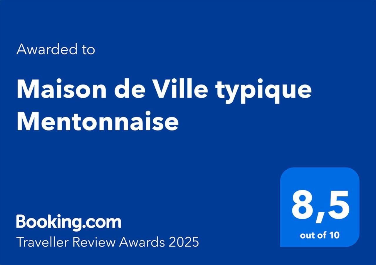 Maison De Ville Typique Mentonnaise Εξωτερικό φωτογραφία